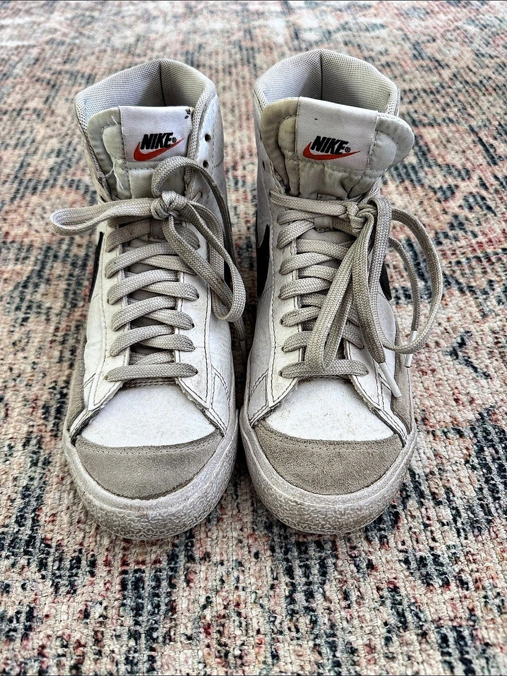 Nike Blazer Mid '77 Vintage White Black Sneakers White & Black